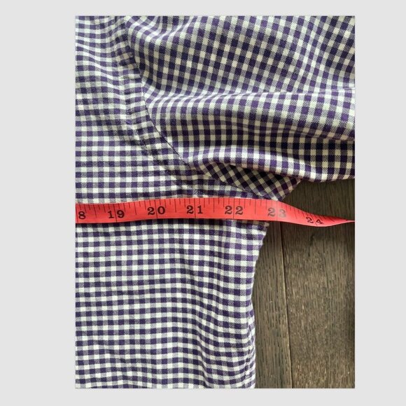 Ralph Lauren Men's Purple/White Gingham Shirt, Classic Fit, Size Medium - Picture 6 of 8